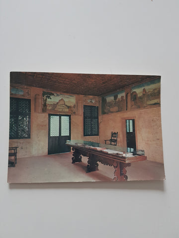 AK Arquà Petrarca. Sala d'onore della casa del Poeta.