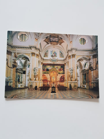 AK Vicenza. Santuario Basilica di Monte Berico. Interno.