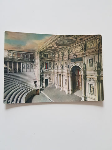 AK Vicenza. Interno Teatro Olimpico (Palladio).