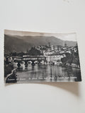 AK Bassano del Grappa. La Storico Ponte degli Alpini e Castello degli Ezzelini.