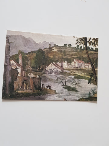 AK Villa di Maser. Stanza del Tribunale d'amore. Paolo Veronese: Paesaggio.