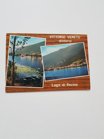 AK Vittorio Veneto dintorni. Lago di Revine.
