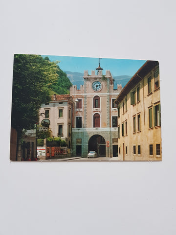 AK Vittorio Veneto. Ospedale Civile e Torre dell'Orologio.