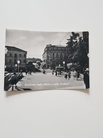 AK Conegliano - Gradinata degli Alpini e viale Carducci.