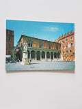 AK Verona. Piazza dei Signori. Monumento a Dante.