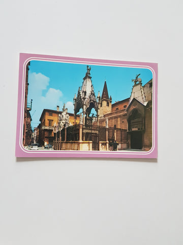 AK Verona - Arche Scaligere e S. Maria Antica.