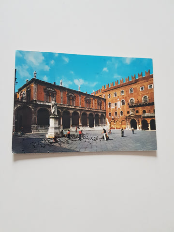 AK Verona. Piazza dei Signori - Loggia Fra Giocondo.