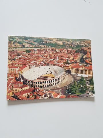 AK Verona. L'Arena Veduta aerea.