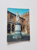 AK Verona. Piazza dei Signori Monumento a Dante.