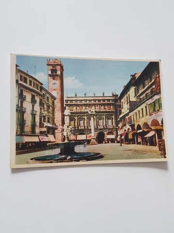 AK Verona - Piazza Erbe - Madonna Verona.