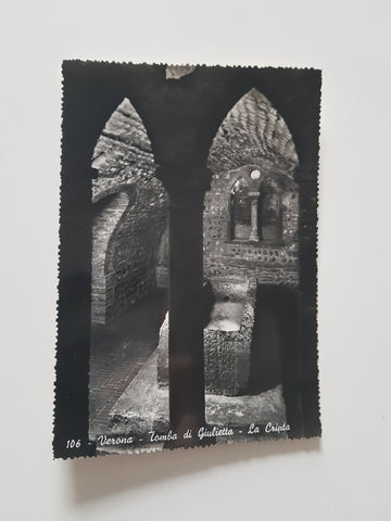 AK Verona - Tomba di Giulietta. La Cripta.