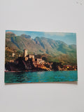AK Malcesine. Lago di Garda. Castello Scaligero e Monte Baldo.
