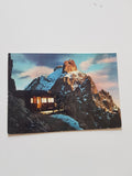 AK Tramonto alla Capanna G. Lorenzi. Forcella Staunies col. M. Cristallo.