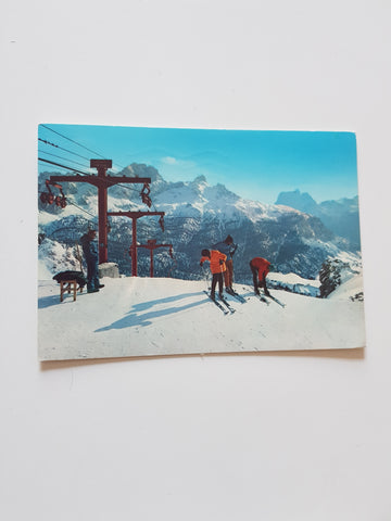 AK Cortina d'Ampezzo. Monte Cristallo. Panorama da S. Forca.