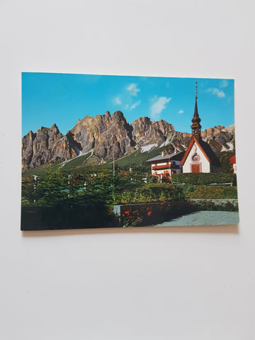 AK Cortina d'Ampezzo Chiesetta Santa Giuliana e Pomagagnon.