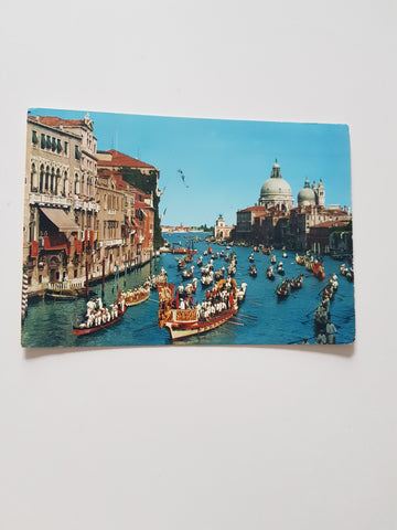AK Venezia. Regata Storica sul Canal Grande.
