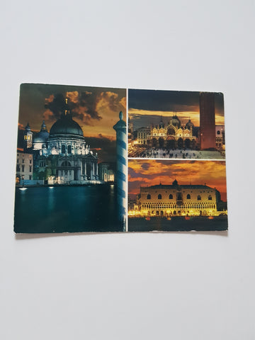 AK Venezia al Tramonto. Basilica della Salute.