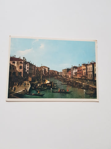 AK Venezia - Canal Grande. Canaletto. (Galleria Nazionale - Roma)