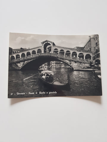 AK Venezia - Ponte di Rialto.