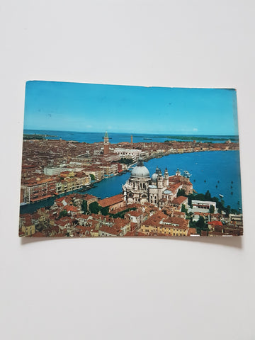 AK Venezia. Veduta aerea del Bacino di S. Marco.