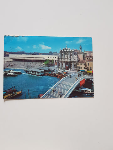 AK Venezia. Stazione di S. Lucia.