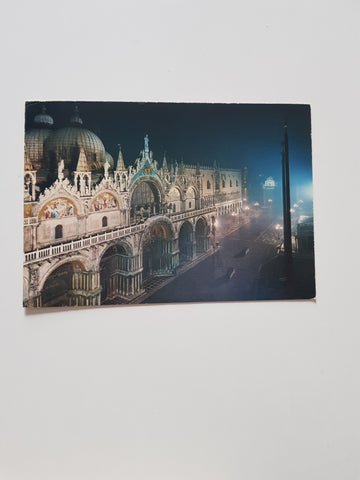 AK Venezia. Basilica S. Marco. (notturno)