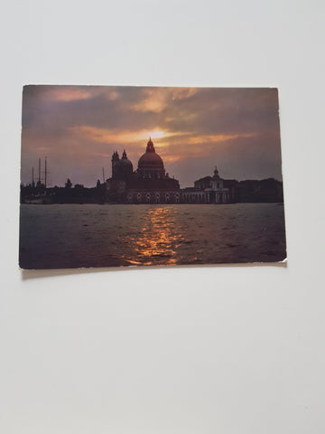 AK Venezia. Chiesa S. Maria della Salute Controluce.