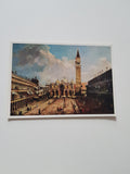 AK Piazza San Marco in Venedig. Canaletto. (Sammlung Thyssen-Bornemisza, Lugano-Castagola.