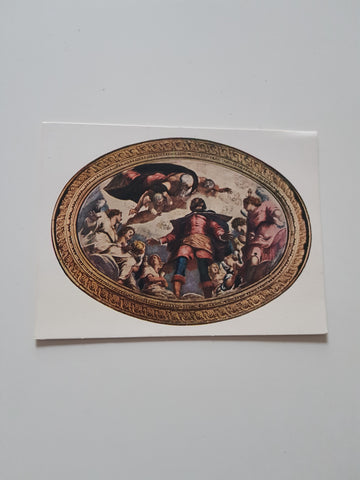 AK Venezia. Scuola di San Rocco. Tintoretto: S. Rocco in gloria.
