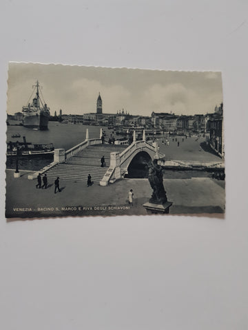 AK Venezia. Bacino S. Marco e Riva degli Schiavoni.