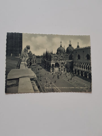 AK Venezia. Chiesa S. Marco e Torre dell'Orologio.