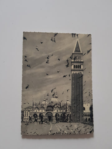 AK Venezia. Piazza S. Marco e Campanile.