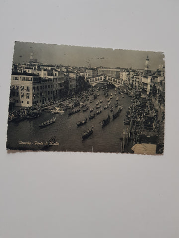 AK Venezia - Ponte di Rialto.
