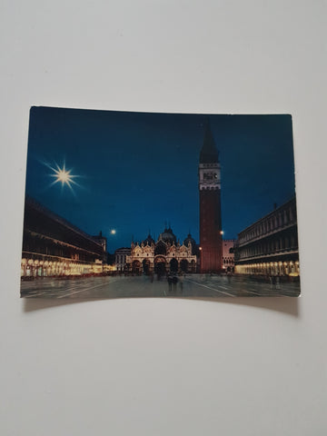 AK Venezia. Piazza S. Marco - notturno.