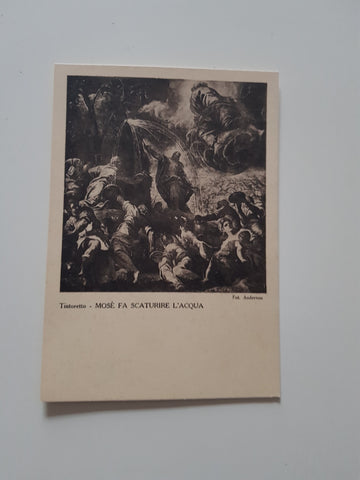 AK Venezia - Scuola di S. Rocco. Tintoretto. Mose fa Scaturire L'Acqua.