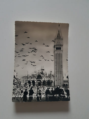 AK Venezia. Piazza e Chiesa di S. Marco.