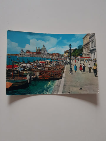 AK Venezia. Molo S. Marco e Chiesa della Salute.