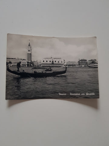 AK Venezia. Panorama con Gondola.