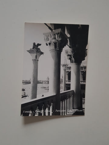 AK Venezia - Palazzo Ducale - Particolare Loggia Foscara.