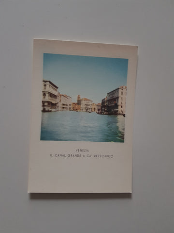 AK Venezia. Il Canal Grande a Ca'Rezzonico.