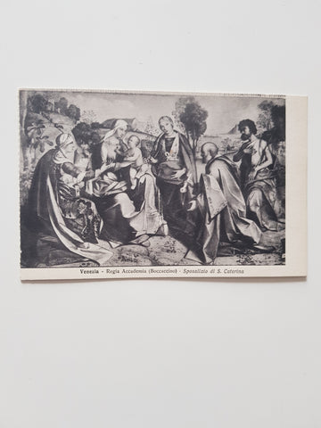 AK Venezia - Regia Accademia (Boccaccino) - Sposazione di S. Caterina.