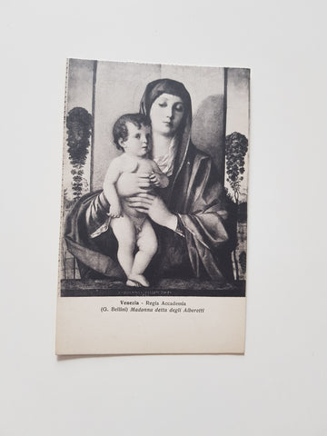 AK Venezia - Regia Accademia (G. Bellini) Madonna degli Alberetti.