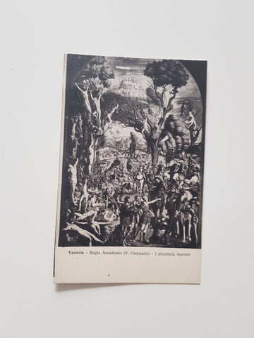 AK Venezia - Regia Accademia (V. Carpaccio) - I diecimila martiri.