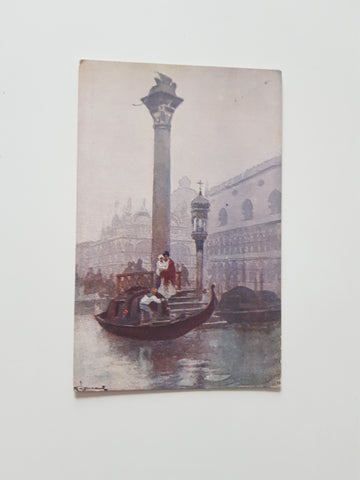 AK Venezia - Piazzetta S. Marco dalla Laguna. (1918)