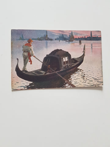 AK Venezia. La Gondola. (1918)
