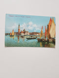 AK Venezia. Isola di S. Giorgio e Bragozzo.
