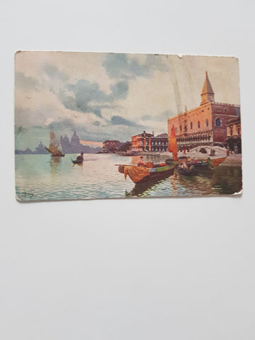 AK Venezia. Palazzo Ducale dalla Laguna.