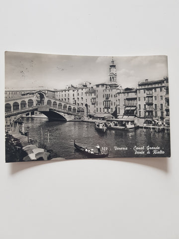 AK Venezia - Canal Grande Ponte di Rialto.