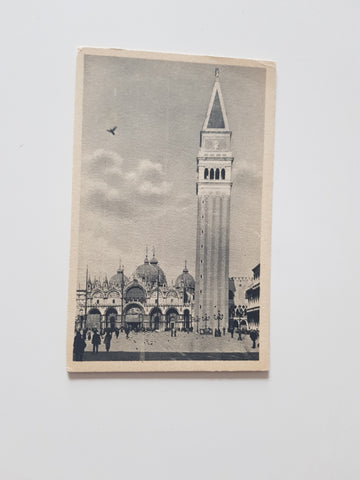 AK Venezia. Piazza S. Marco e Campanile.