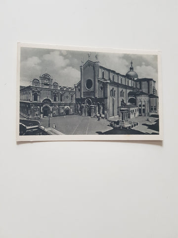 AK Venezia. La Chiesa del S.S. Giovanni e Paolo Monumento a Colleoni.